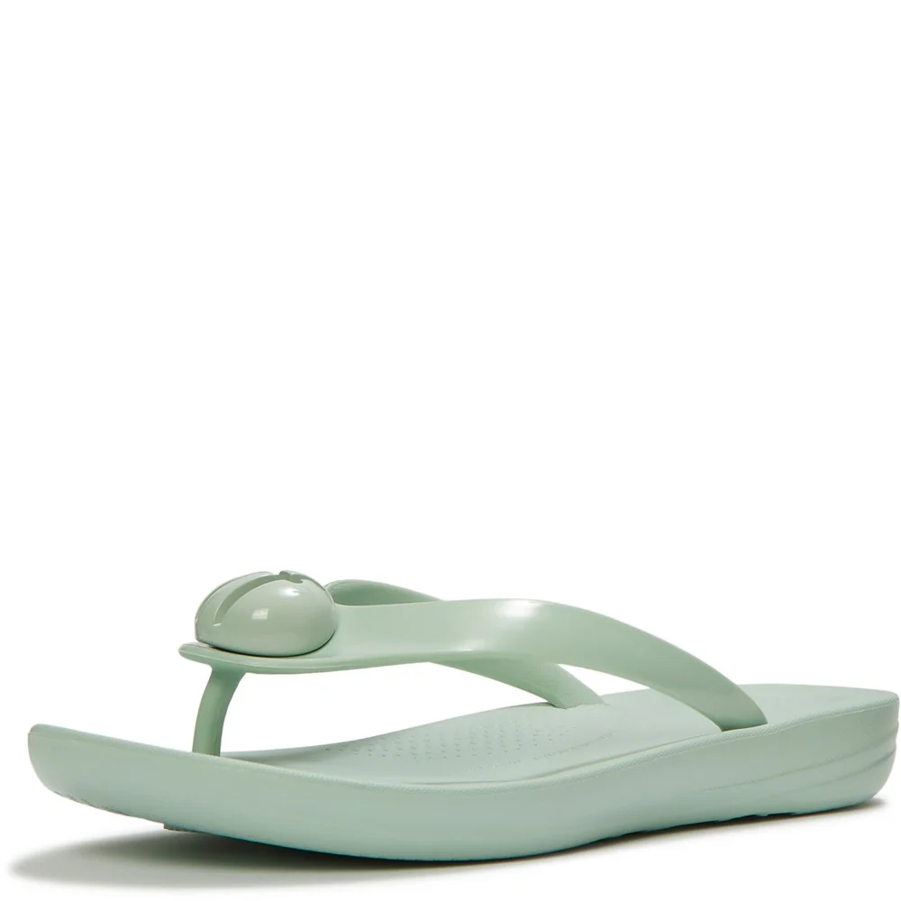 Fitflop iQushion Glossy-Button Flip-Flops