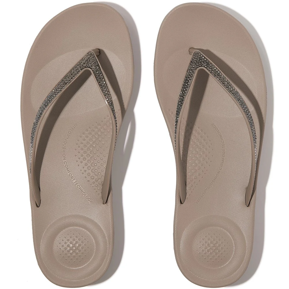 Fitflop iQushion Ombre Sparkle Flip Flops - Image 3