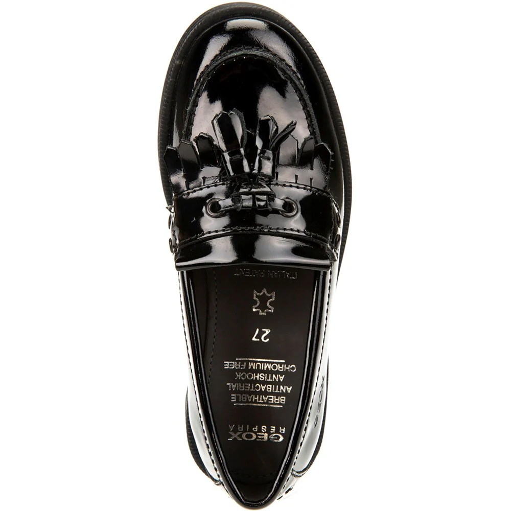 Geox J Agata A Slip On Senior School Shoes - Image 4