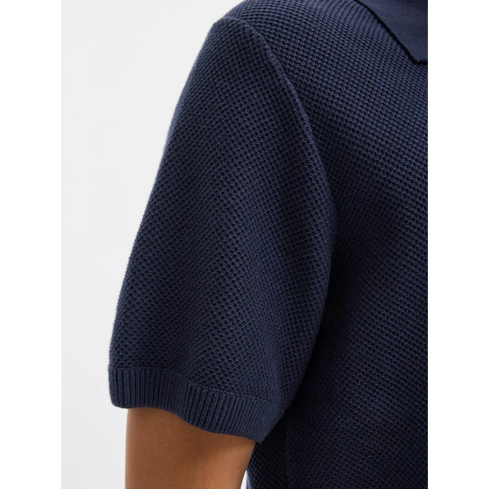 Jack & Jones Premium split neck knitted polo - Image 7