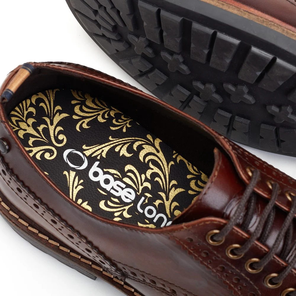 Base London Jagger Brogue Shoes - Image 6
