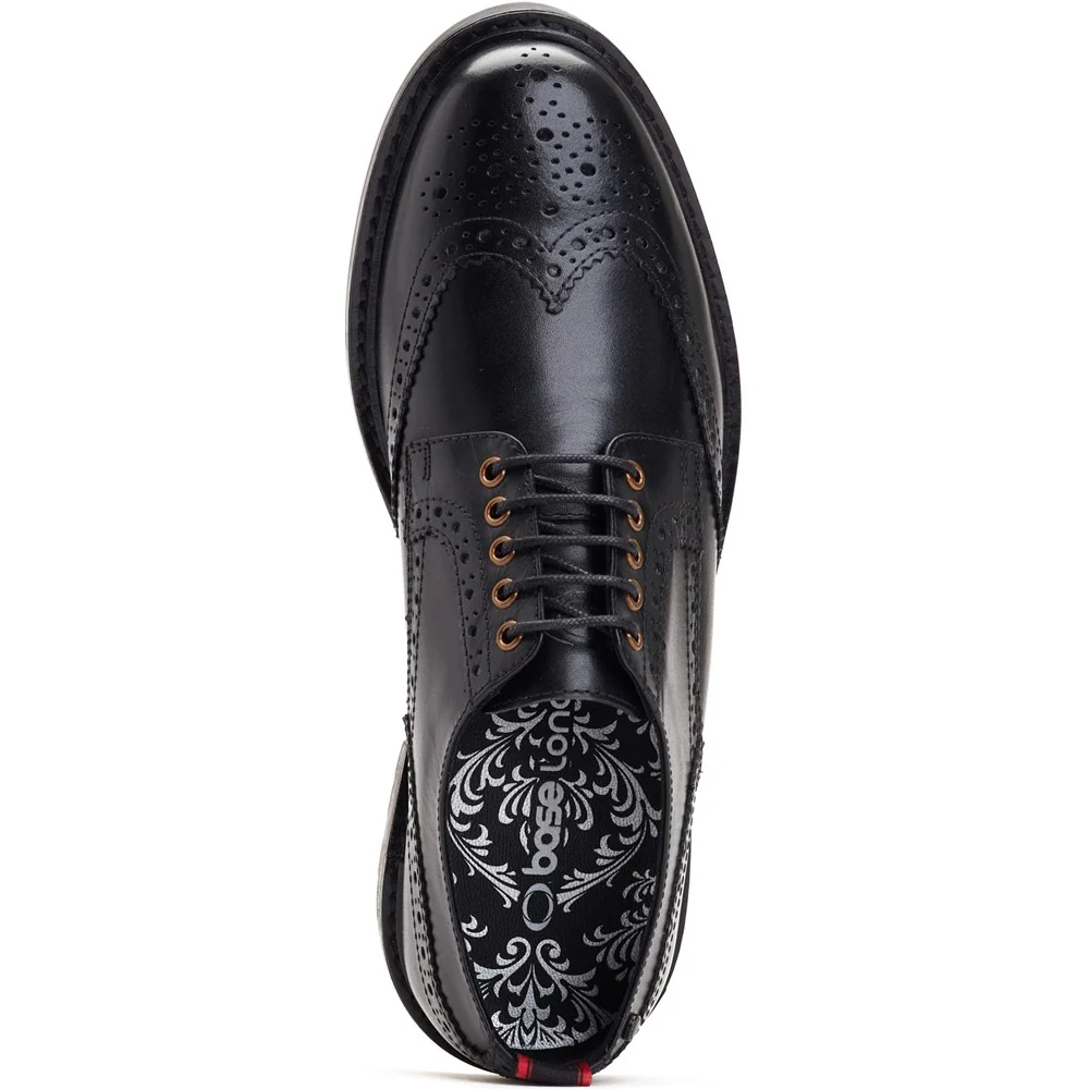 Base London Jagger Waxy Brogue Shoes - Image 4