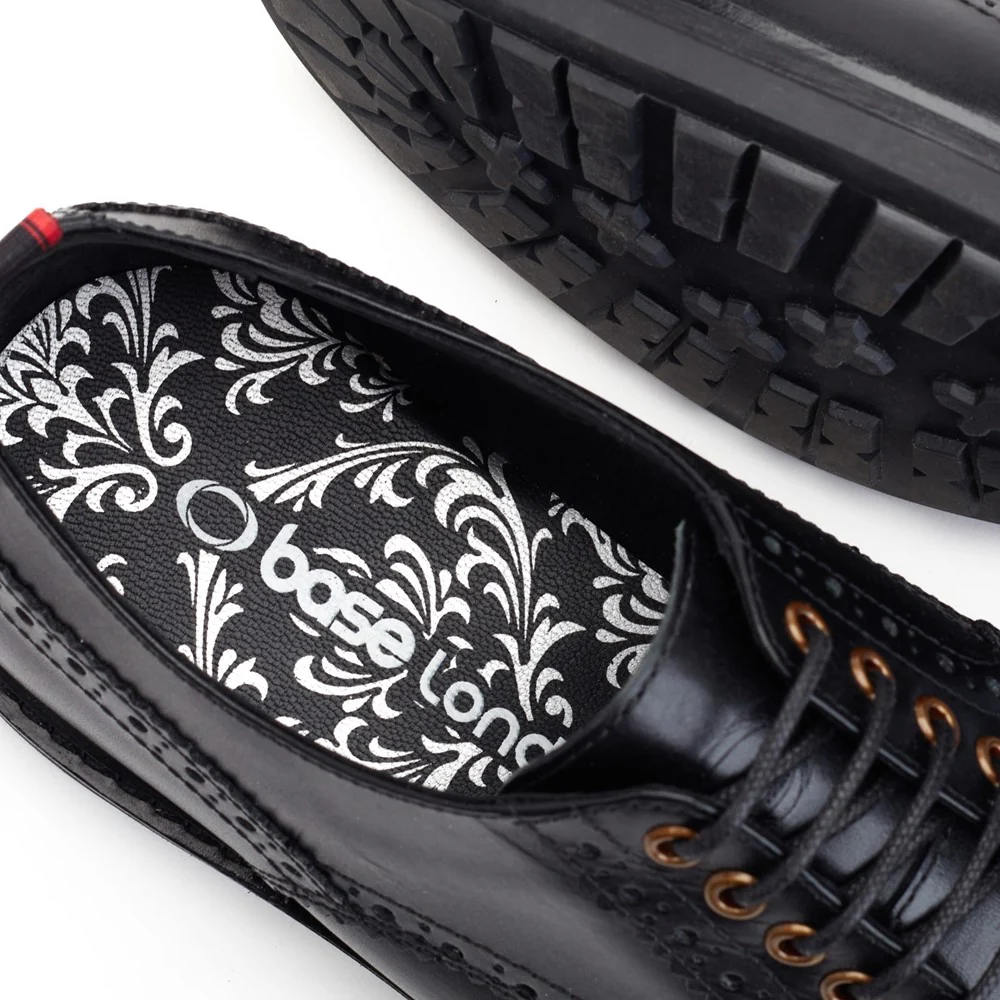 Base London Jagger Waxy Brogue Shoes - Image 6