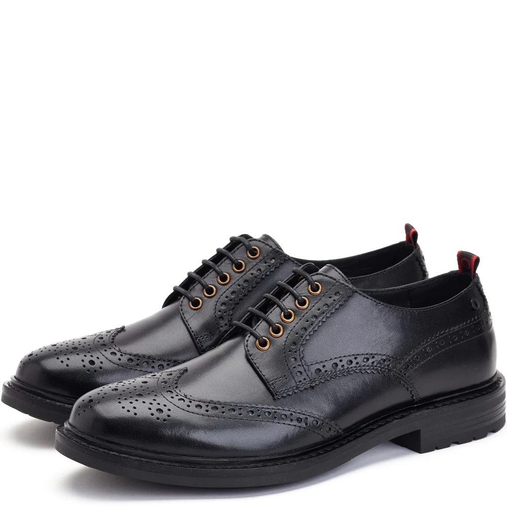 Base London Jagger Waxy Brogue Shoes - Image 7