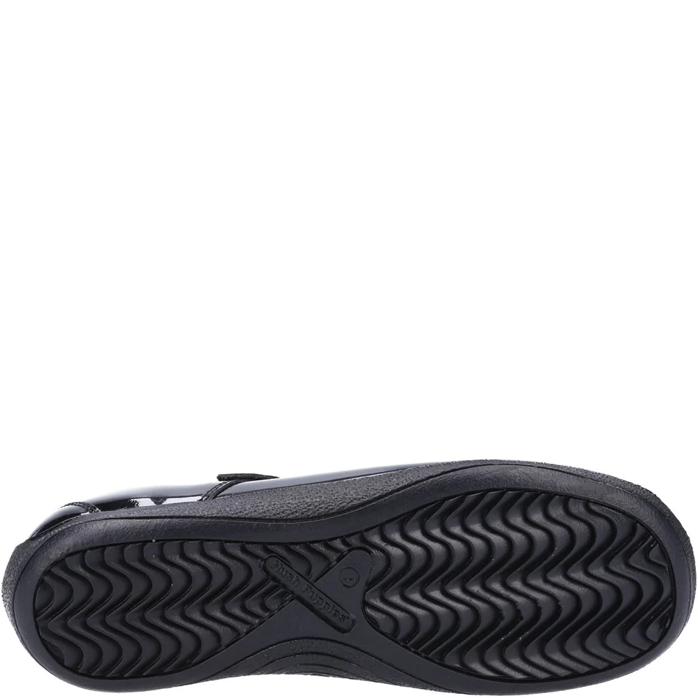 Hush Puppies Jessica Senior Patent School Shoes - Image 3