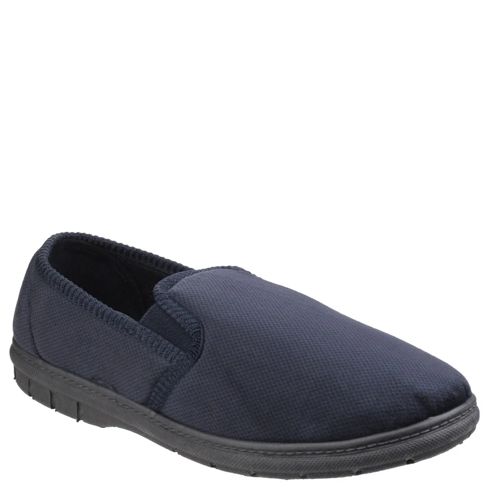Fleet & Foster John Twin Gusset Memory Foam Slipper