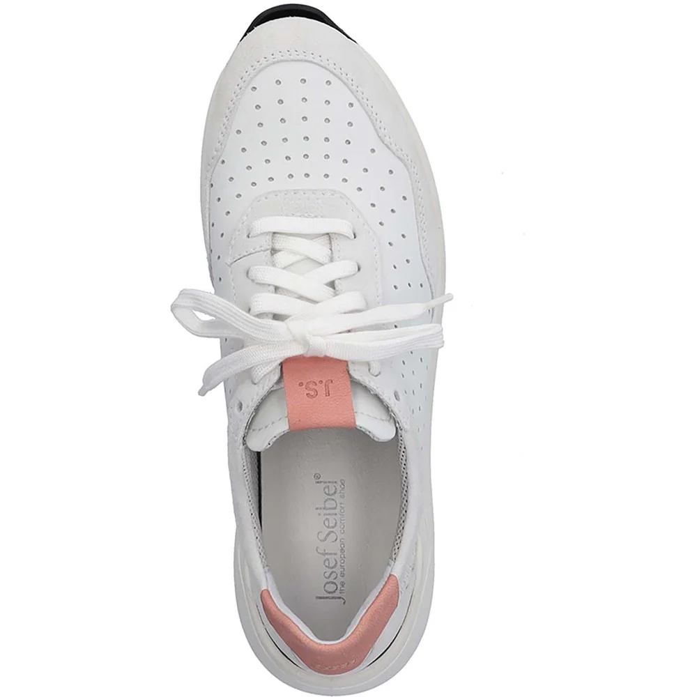 Josef Seibel Jonah fine mix leather trainer - Image 4