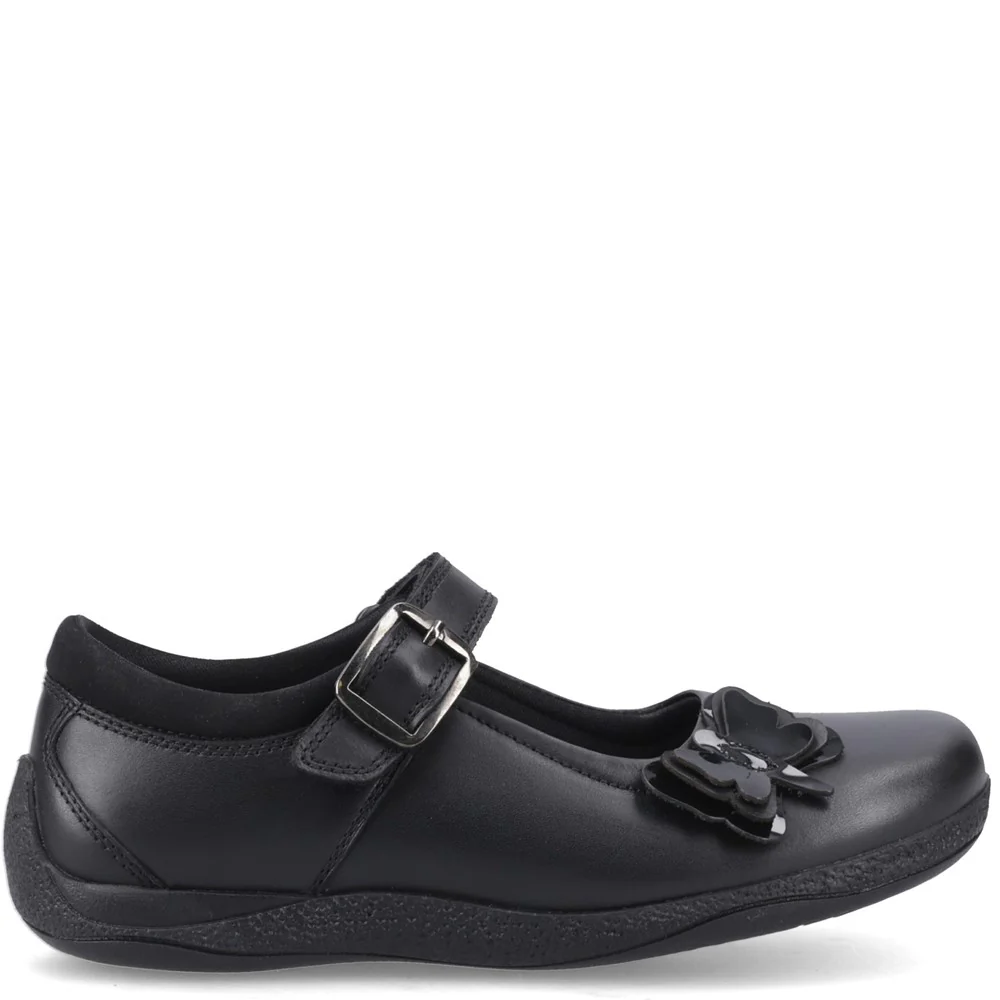 Hush Puppies Julie Ballerina Junior School Shoes - Image 5