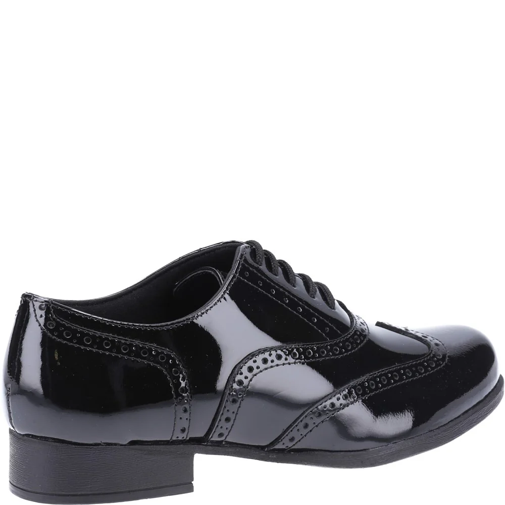 Hush Puppies Kada Patent Senior School Shoes - Image 2