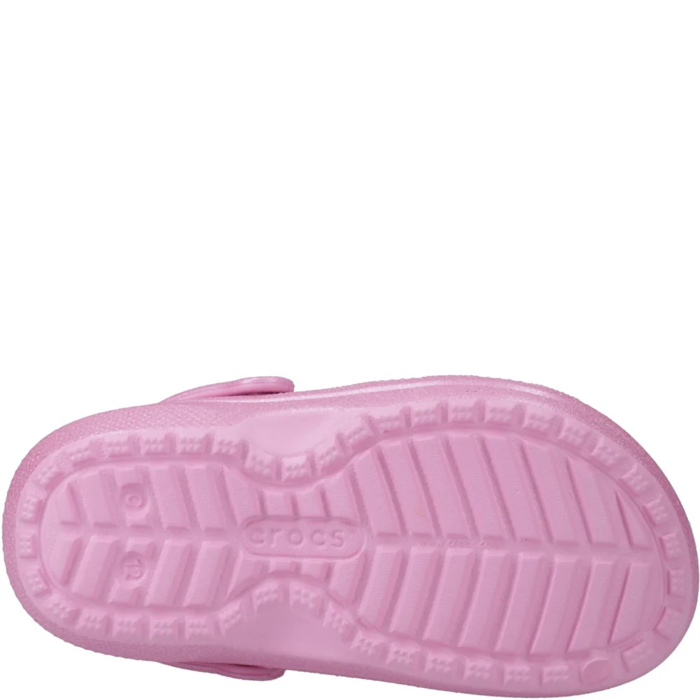 Crocs Kids Classic Glitter Lined Clog - Image 3