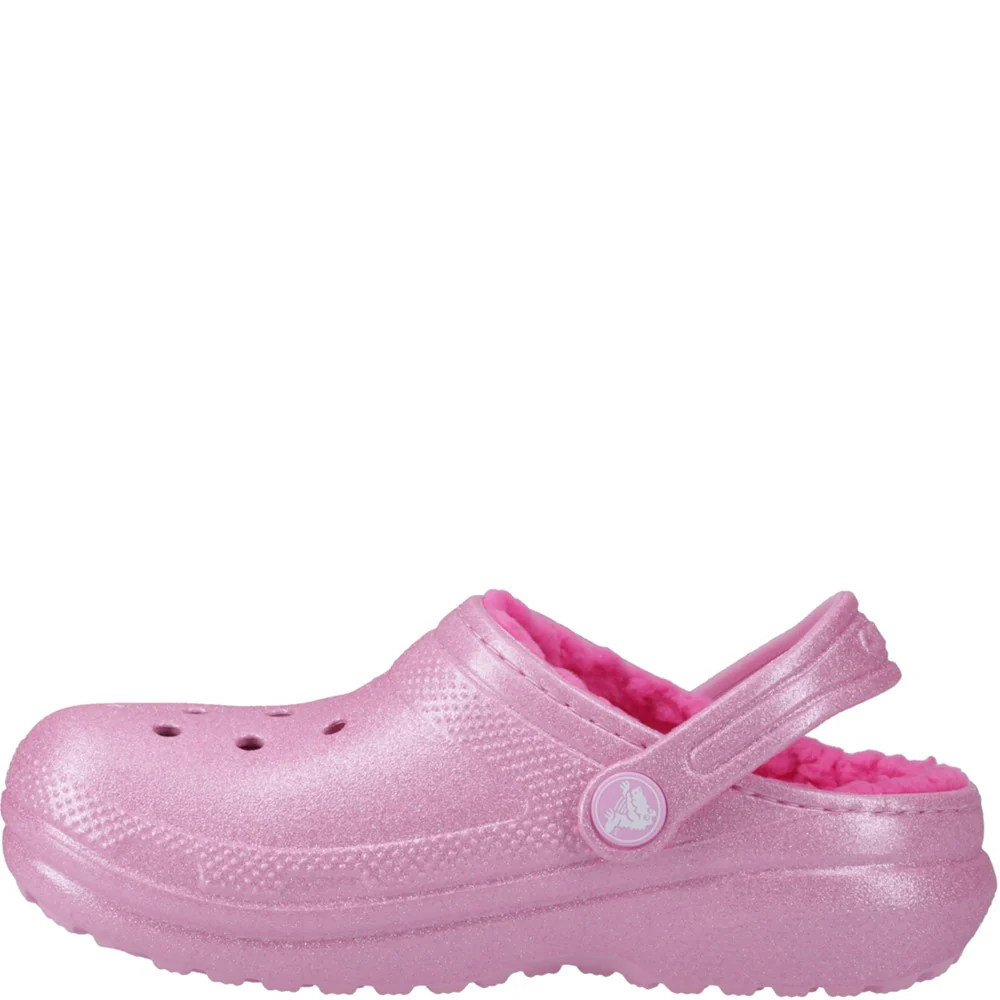 Crocs Kids Classic Glitter Lined Clog - Image 4