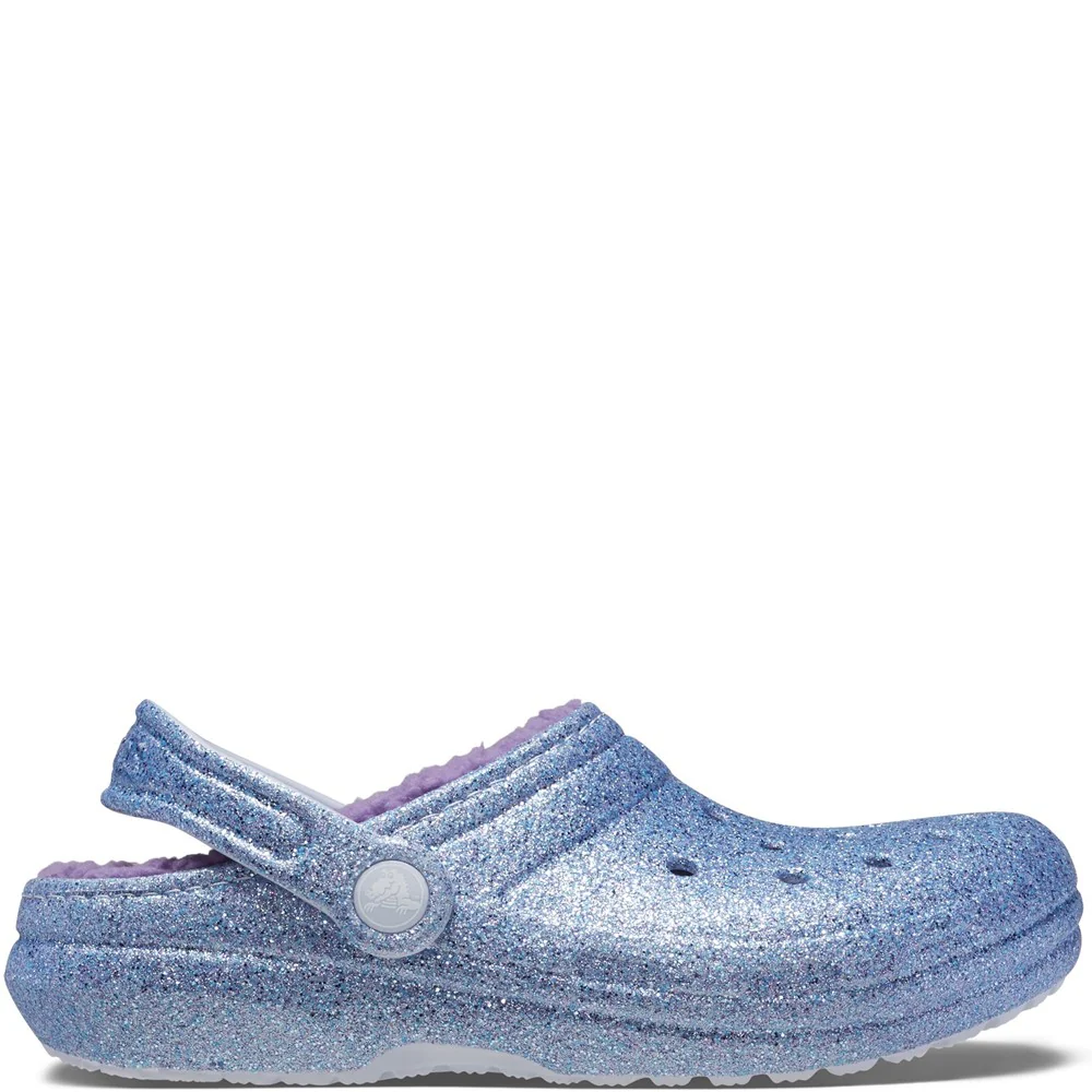 Crocs Kids Classic Glitter Lined Clog - Image 6