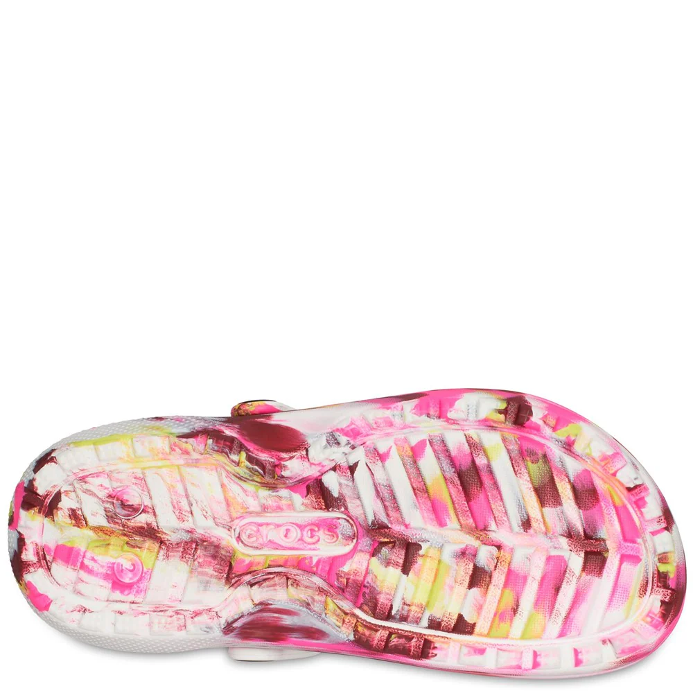 Crocs Kids Classic Lined Marbled Clog - Image 3