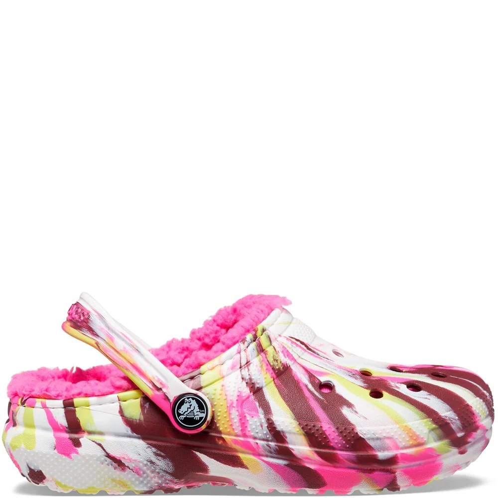 Crocs Kids Classic Lined Marbled Clog - Image 4