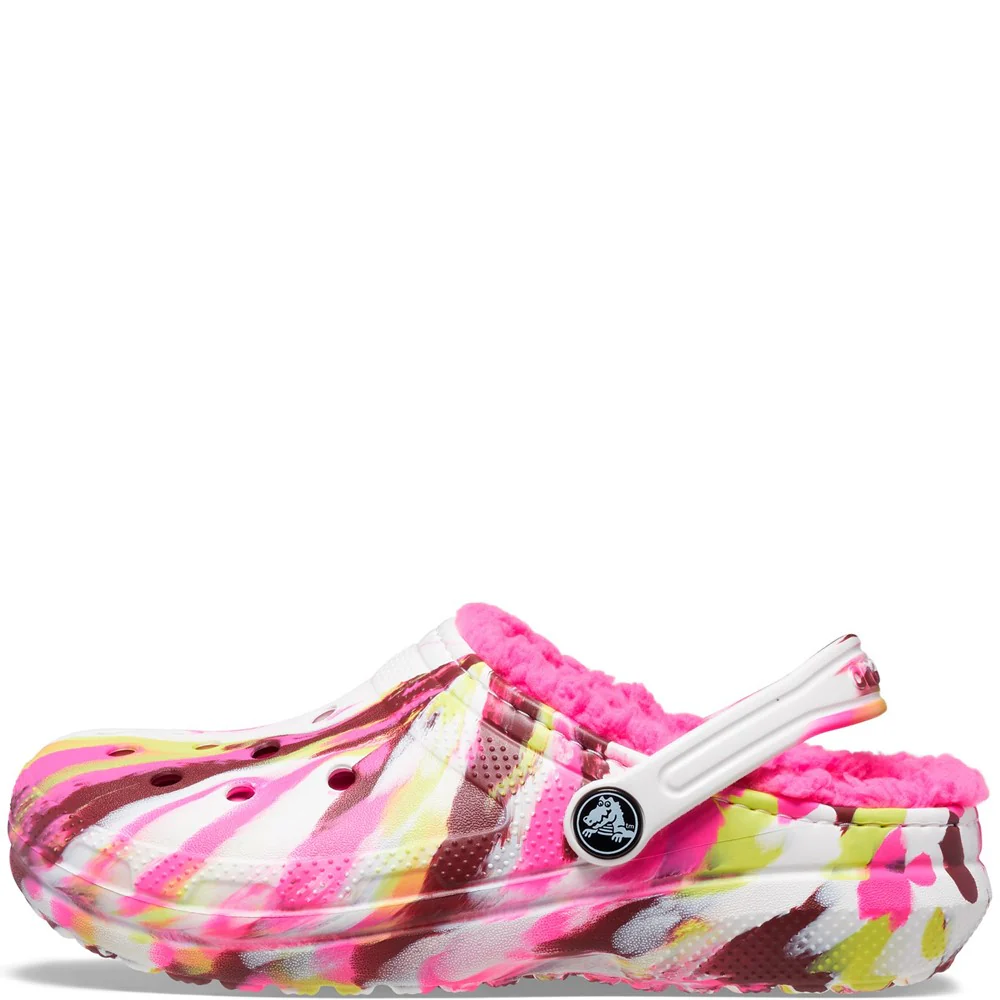 Crocs Kids Classic Lined Marbled Clog - Image 6