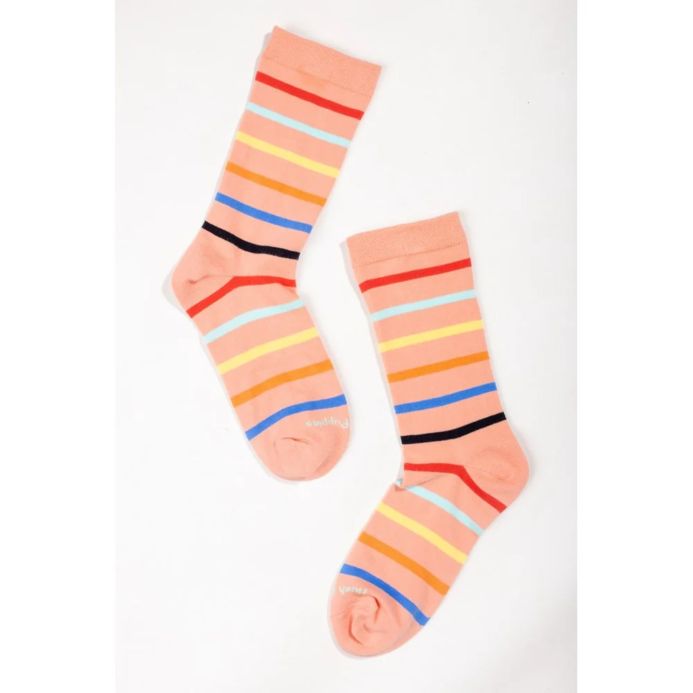Hush Puppies Stripe 3 pack Socks - Image 3