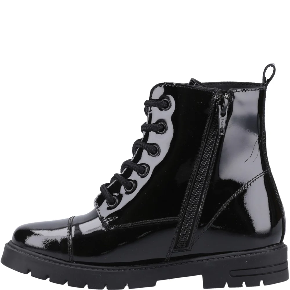 Hush Puppies Lauren Patent Senior School Shoes - Image 4