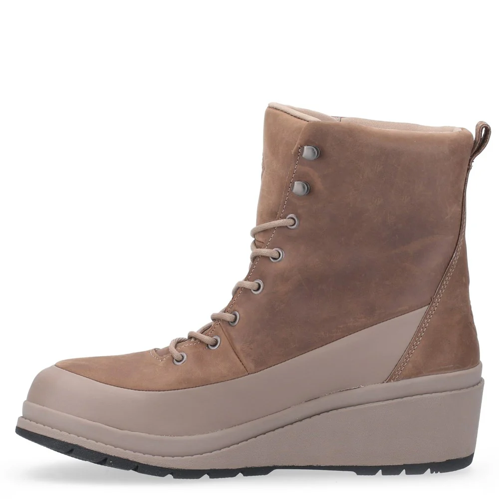 Muck Boots Liberty Leather Wedge Ankle Boots - Image 7