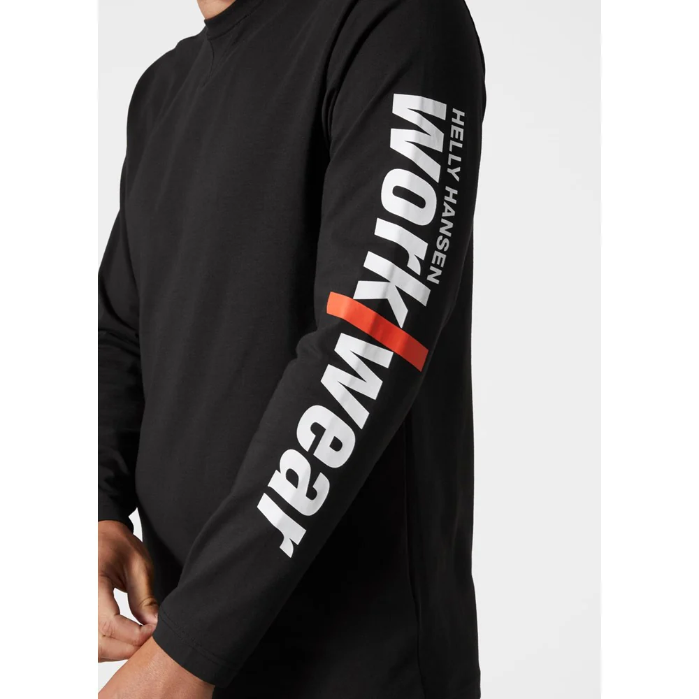 Helly Hansen Workwear Logo Longsleeve - Image 3