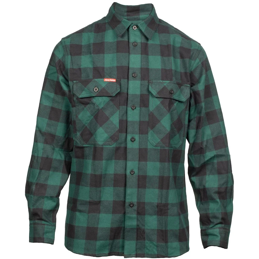 Hard Yakka Long Sleeve Check Flannel Shirt