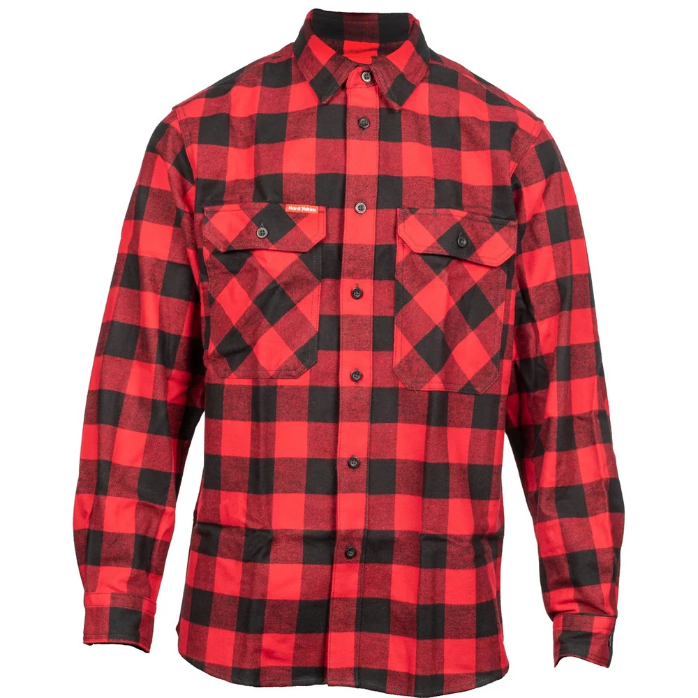 Hard Yakka Long Sleeve Check Flannel Shirt - Image 3