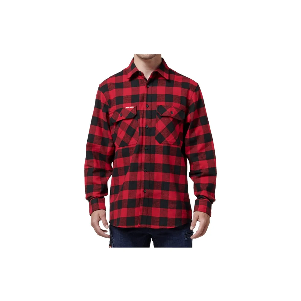 Hard Yakka Long Sleeve Check Flannel Shirt - Image 7