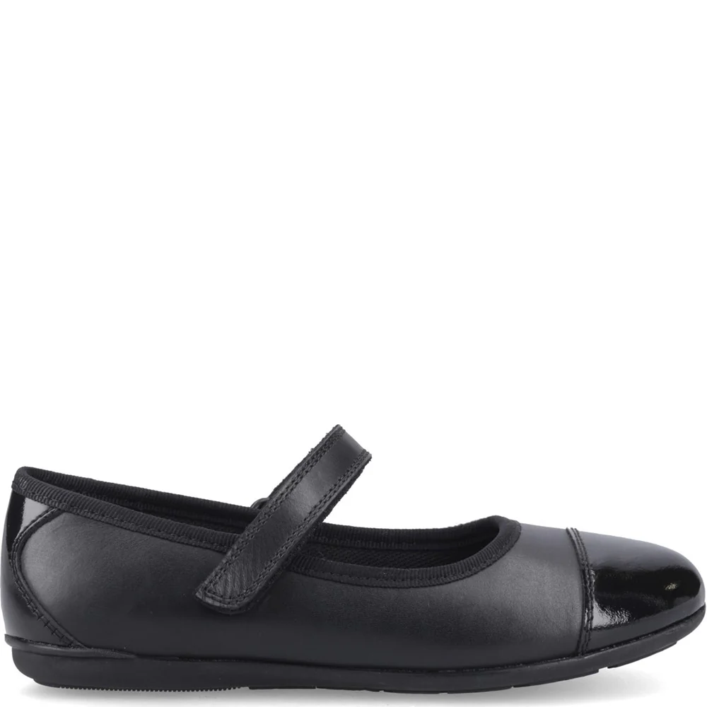 Hush Puppies Lottie Ballerina Junior School Shoes - Image 5