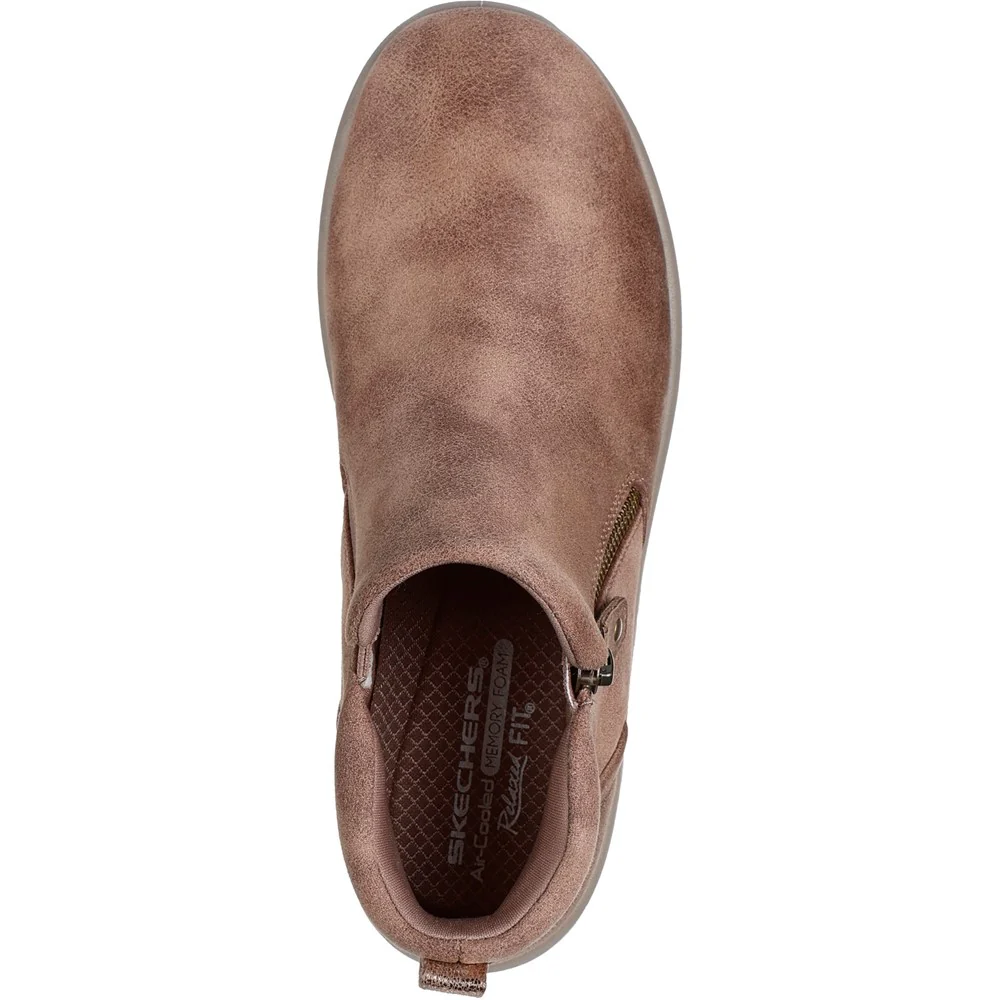 Skechers Lovely Vibe Fall In Bloom Ankle Boots - Image 3
