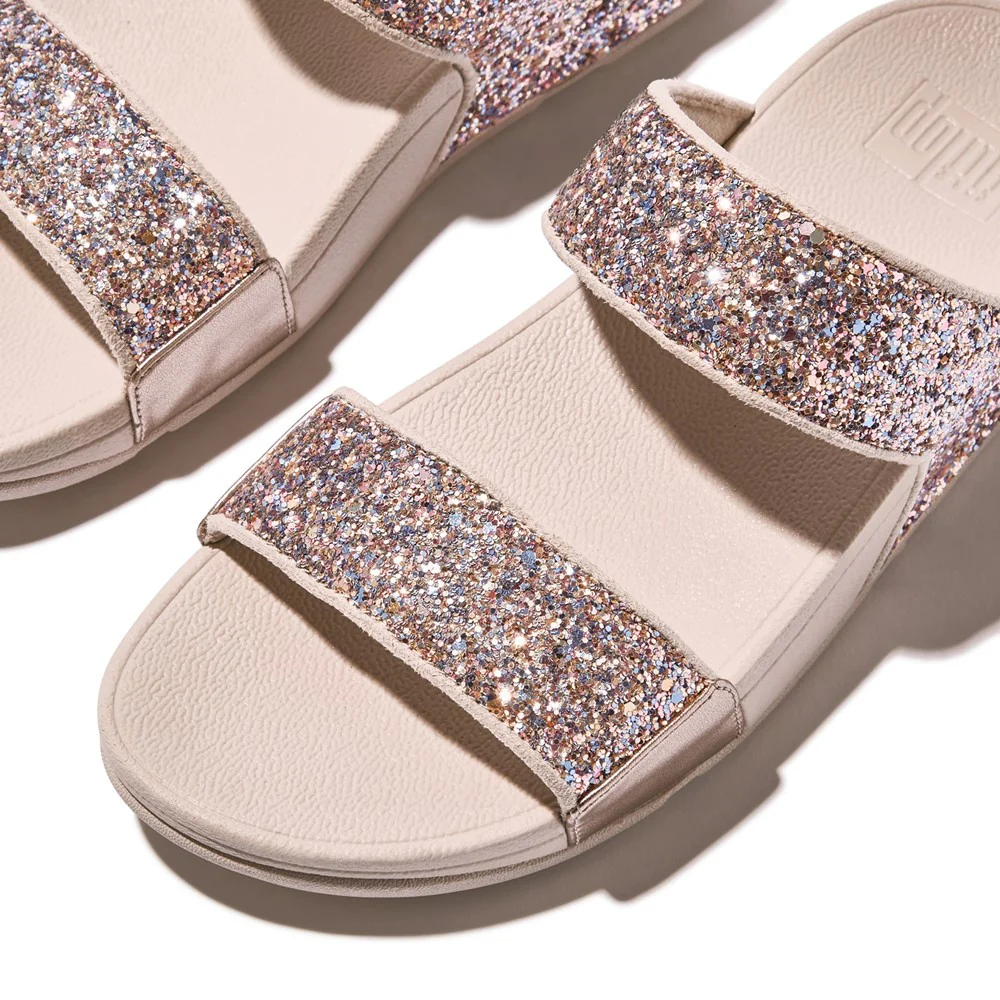 Fitflop Lulu 2 Bar Glitter Sandal - Image 5