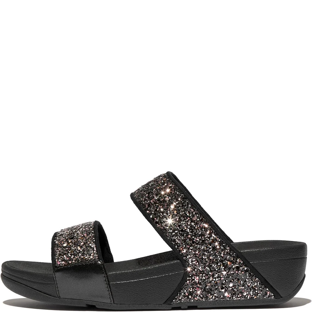 Fitflop Lulu 2 Bar Glitter Sandal - Image 4