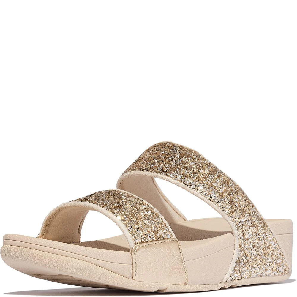 Fitflop Lulu 2 Bar Glitter Sandals
