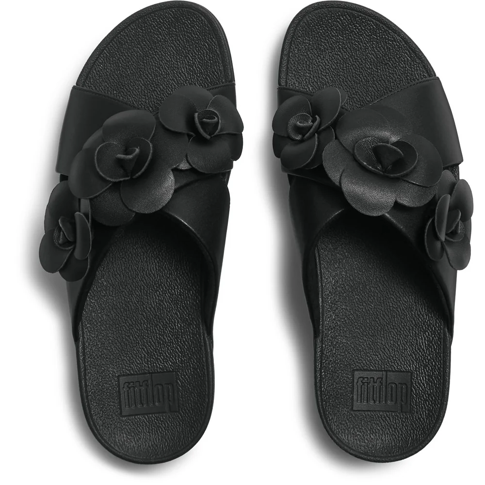 Fitflop Lulu Flower Cross Slides - Image 3