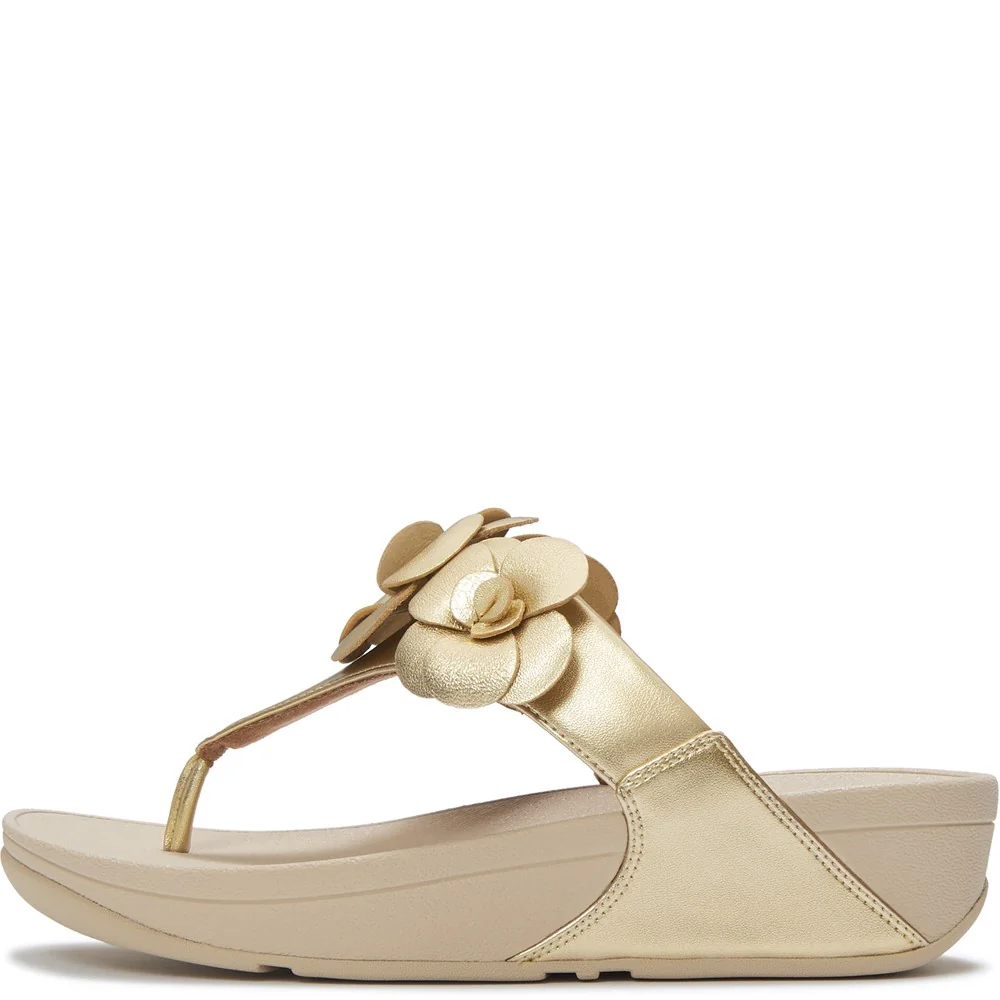 Fitflop Lulu Flower Toe-Post Sandals - Image 4