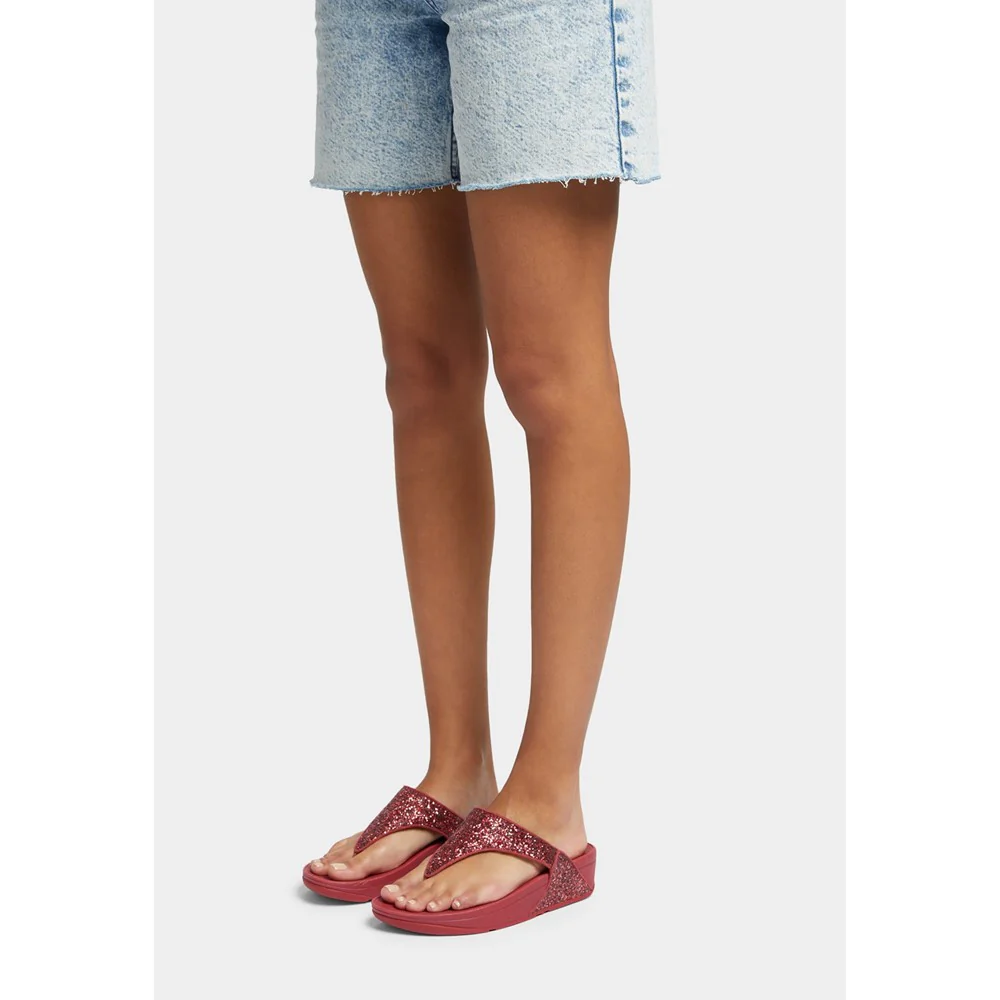 Fitflop Lulu Glitter Toe-Post Sandals - Image 9