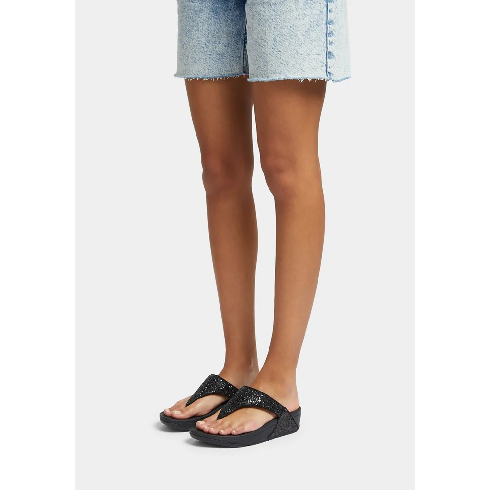 Fitflop Lulu Glitter Toe-Post Sandals - Image 9