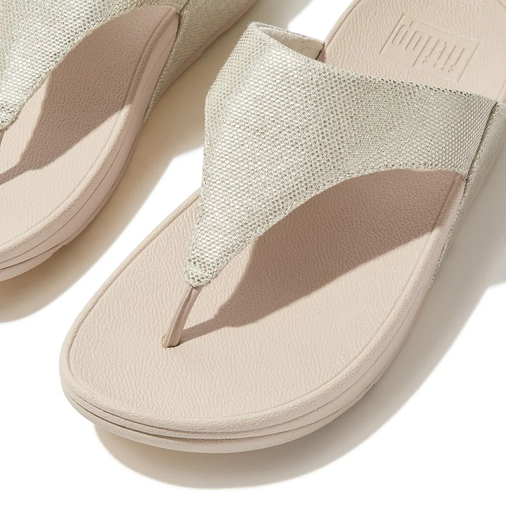Fitflop Lulu Glitz Toe Post Sandals - Image 7