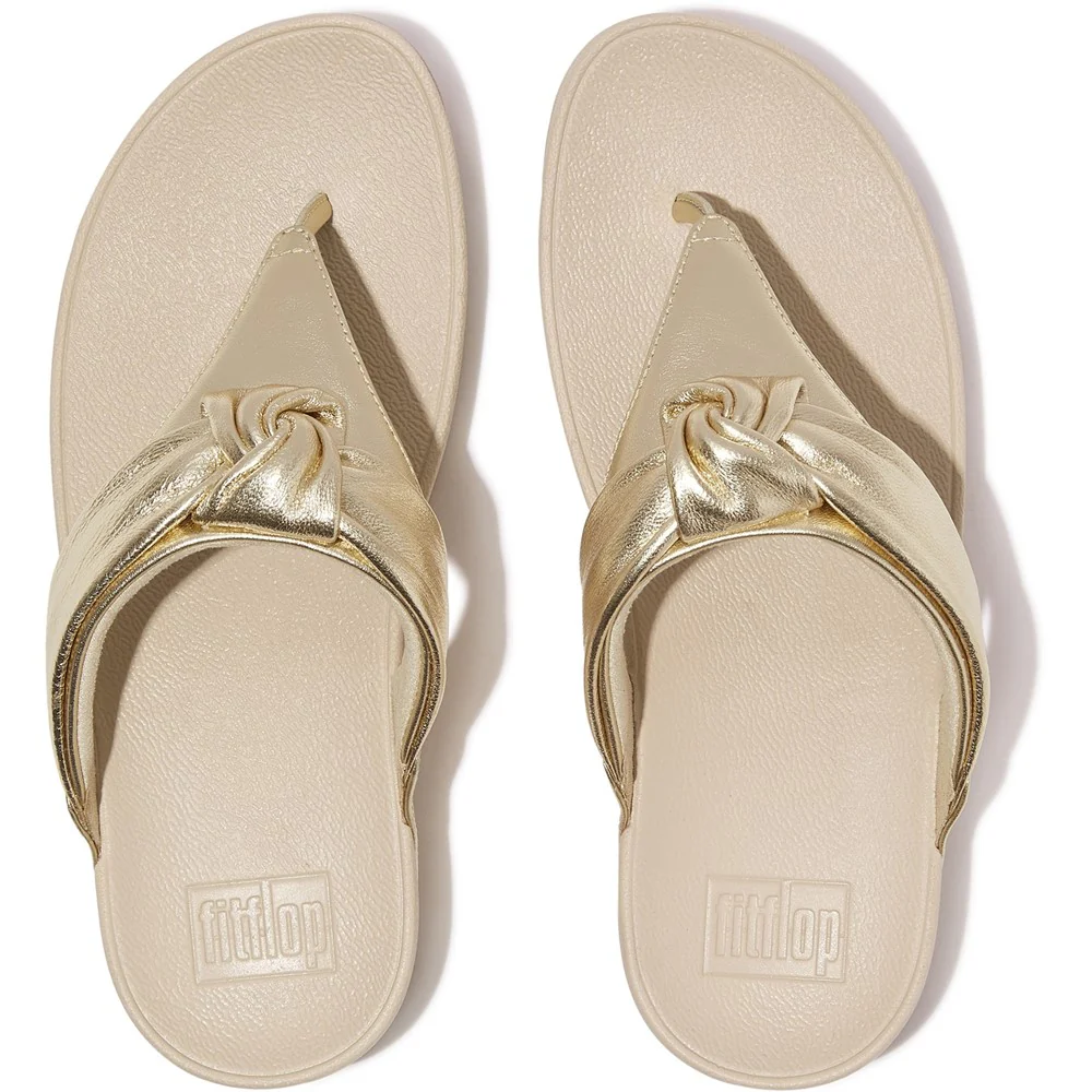 Fitflop Lulu Padded Knot Toe Post Sandals - Image 4