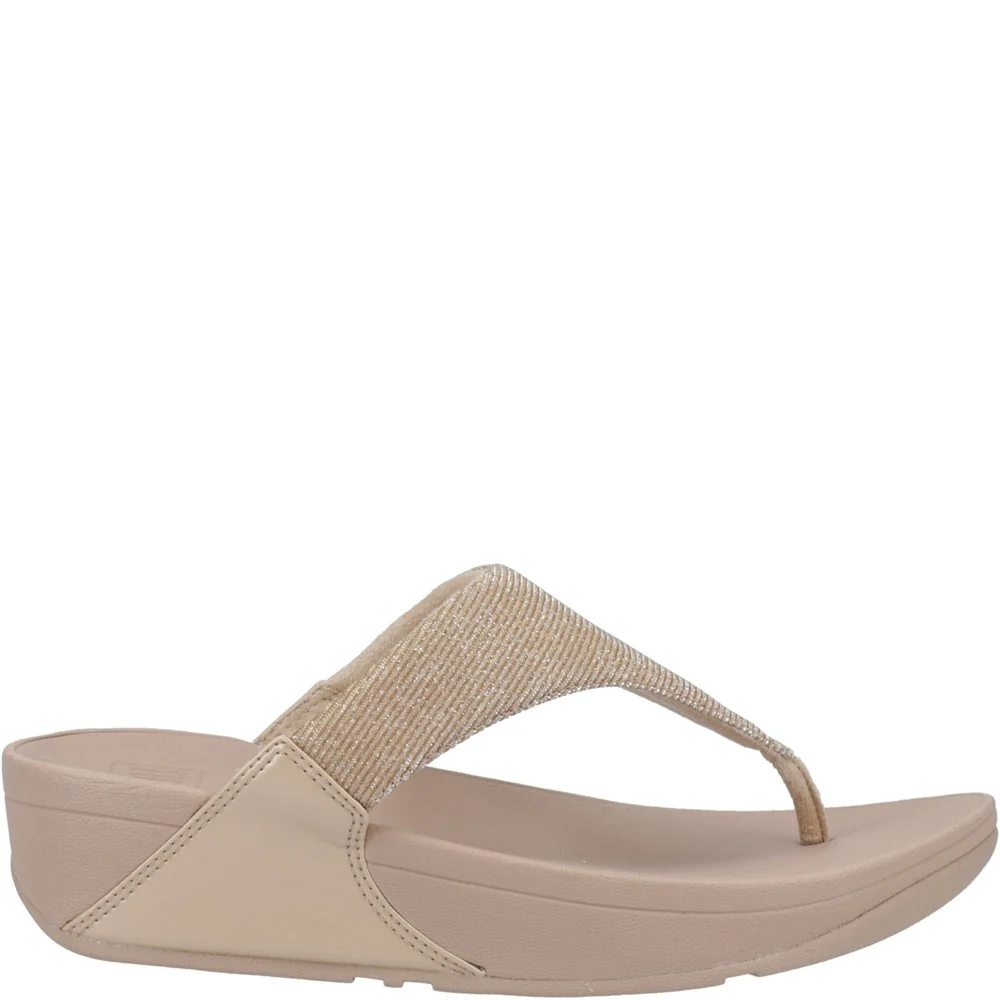 Fitflop Lulu Shimmerlux Toe Post Sandals - Image 6
