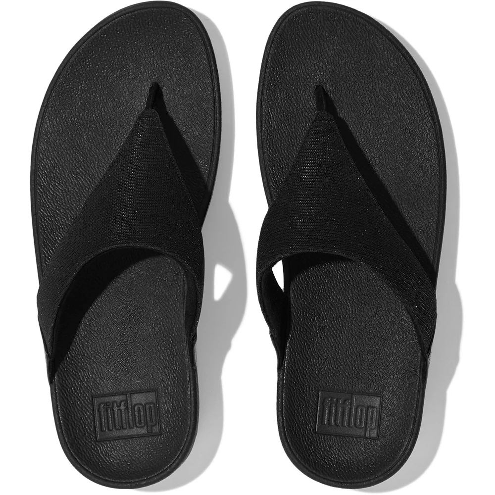 Fitflop Lulu Shimmerlux Toe Post Sandals - Image 3