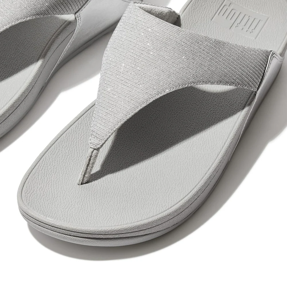 Fitflop Lulu Shimmerlux Toe Post Sandals - Image 4
