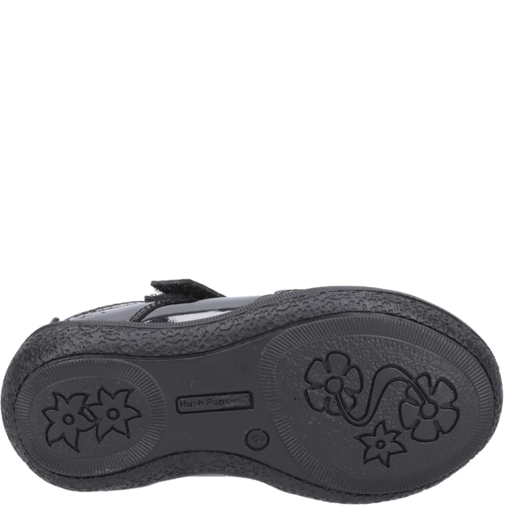 Hush Puppies Mabel Patent Infant School Shoes - Image 3