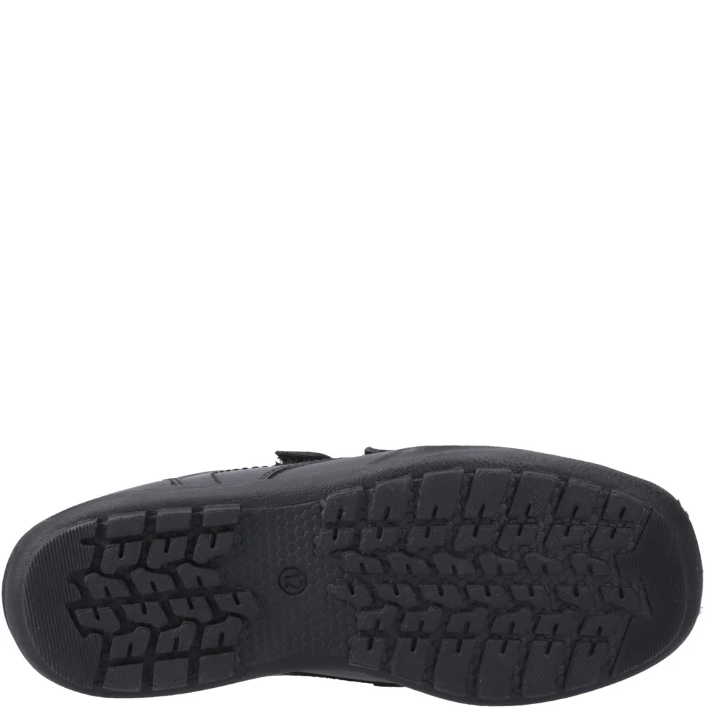Hush Puppies Maddox Touch Fastening Junior School Shoes - Image 3