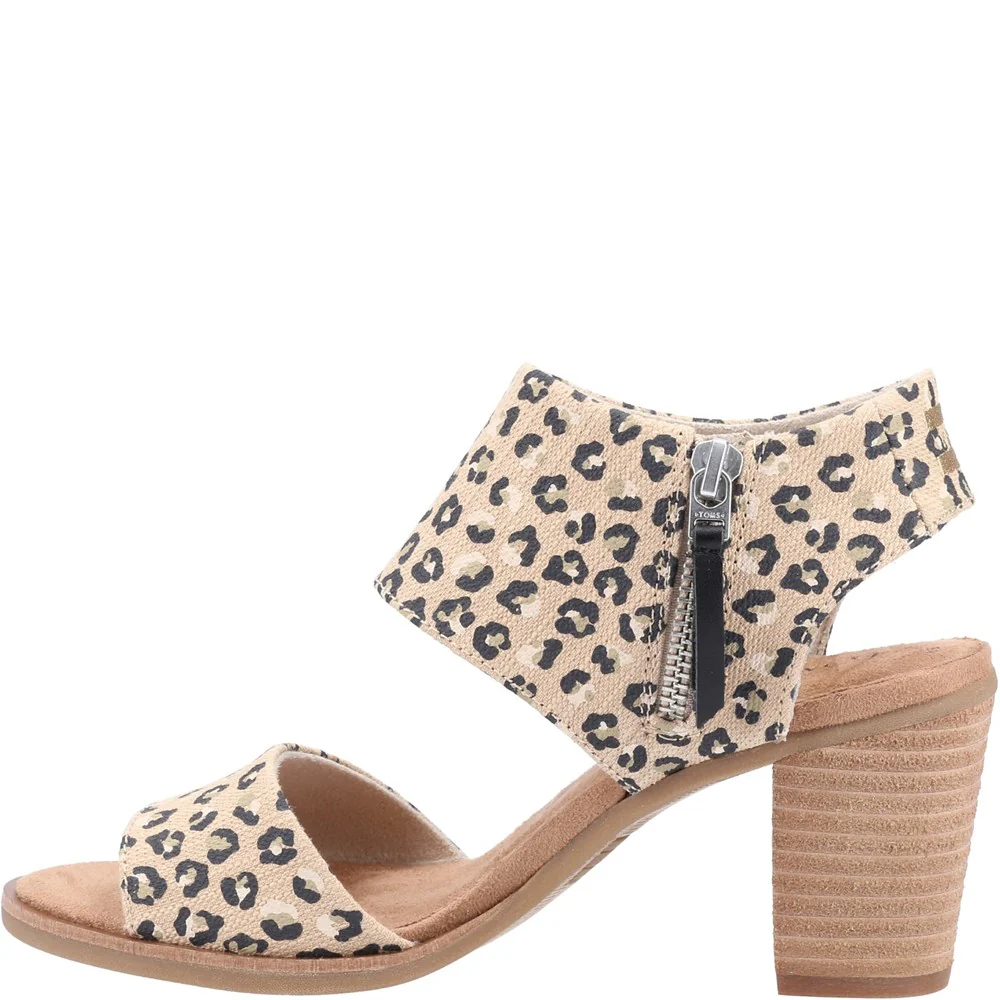 TOMS Majorca Cutout Textured Cheetah Sandal - Image 5