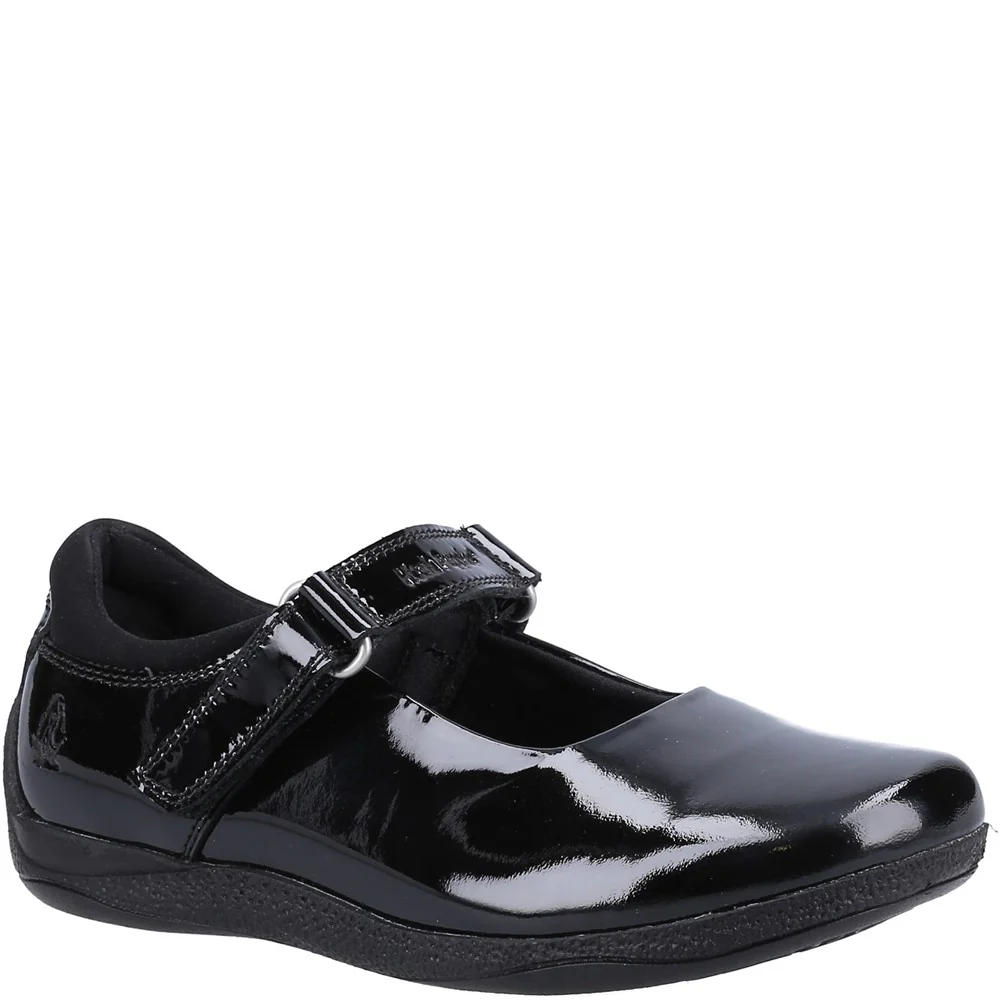 Hush Puppies Marcie Junior Patent School Shoe
