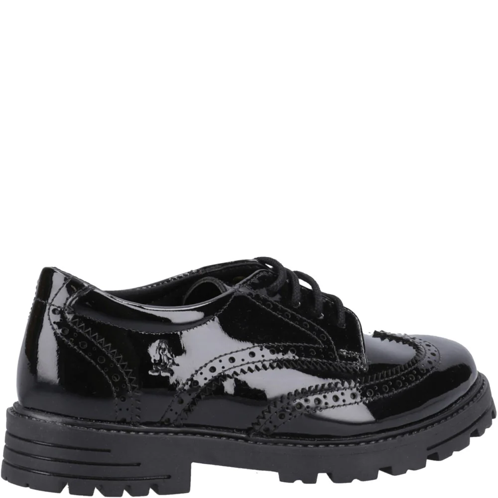 Hush Puppies Maxine Patent Senior School Shoes - Image 2