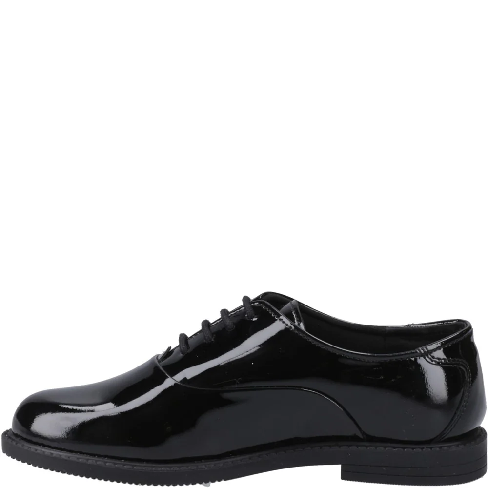 Hush Puppies Nellie Patent Junior School Shoes - Image 4