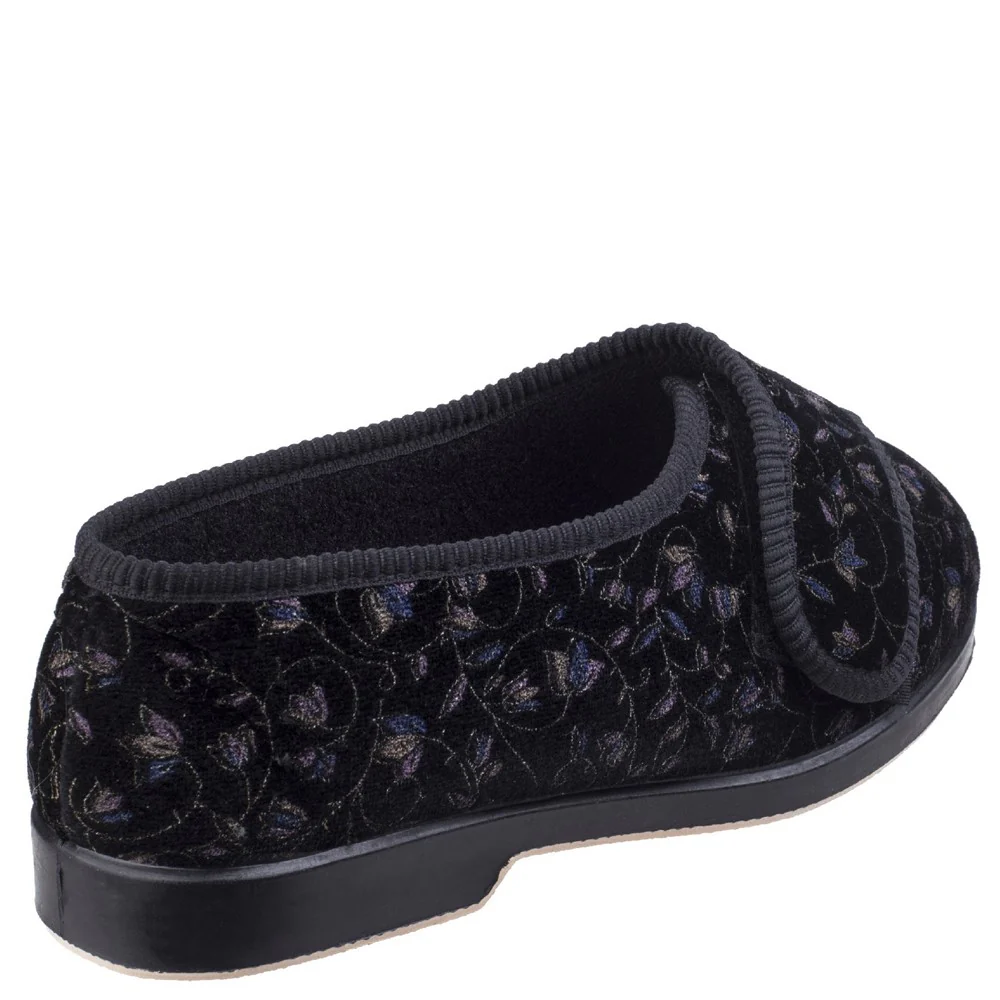 GBS Nola Extra Wide Fit Ladies Slipper - Image 2