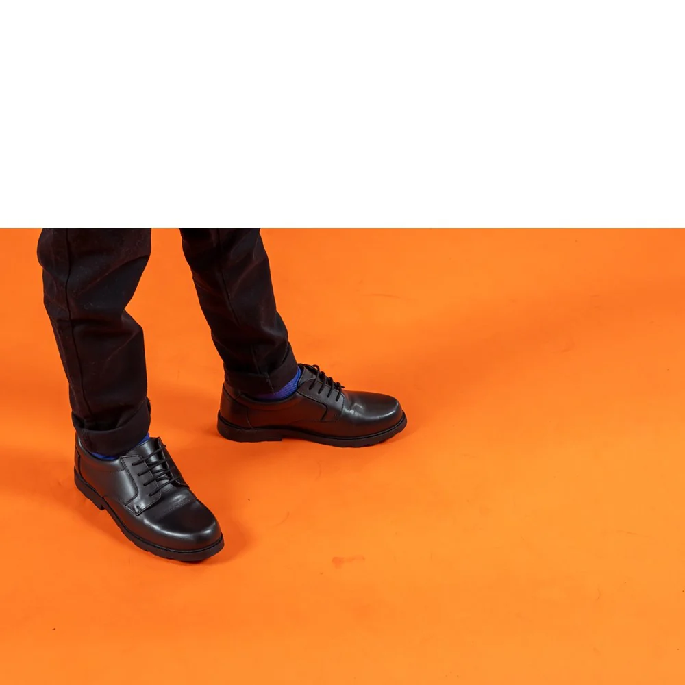 Hush Puppies Oliver Senior School Shoes - Image 6