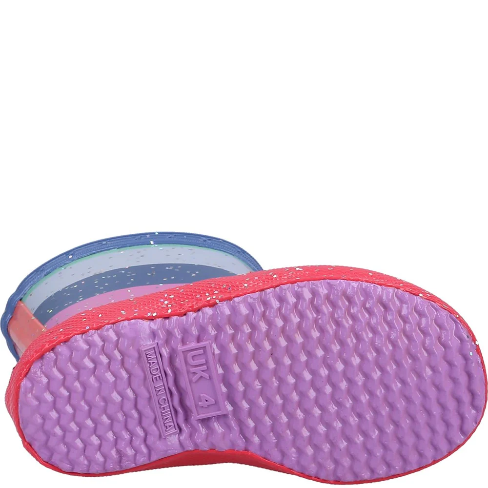 Hunter Original First Classic Rainbow Giant Glitter Boot - Image 3
