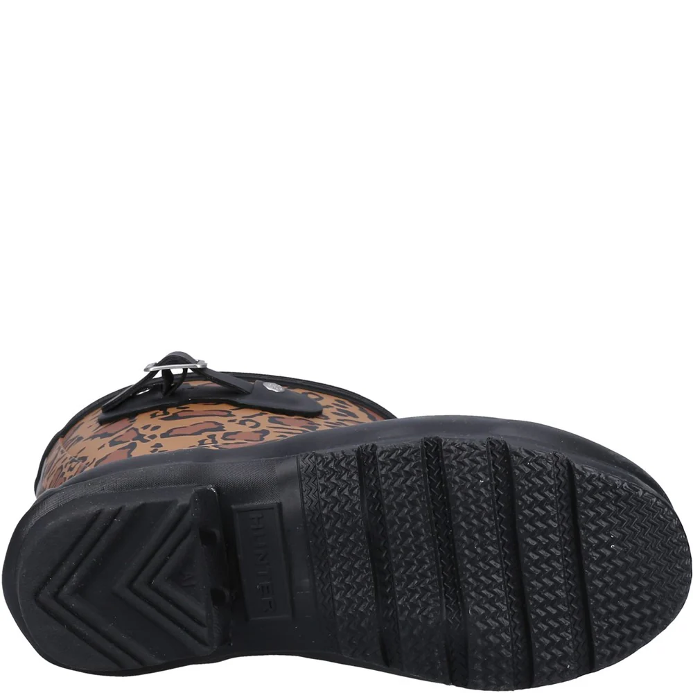 Hunter Original Short Leopard Print Boot - Image 3